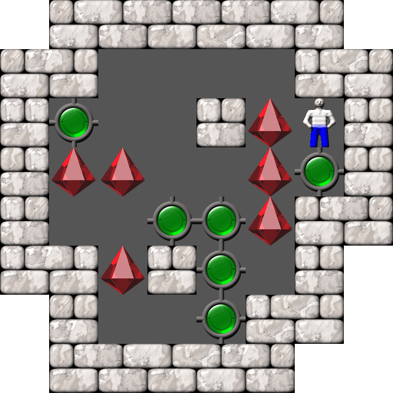 Sokoban Serg Belyaev 3 level 6